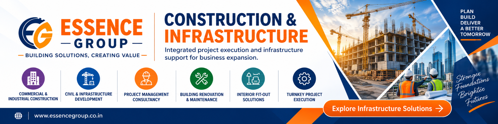 Essence Group construction and infrastructure
